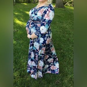 Pinkblush Maternity Floral Maxi Dress